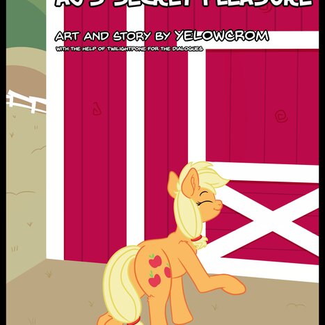 AJ&#039;s Secret Pleasure Porn comic Cartoon porn comics on My Little Pony: Classic