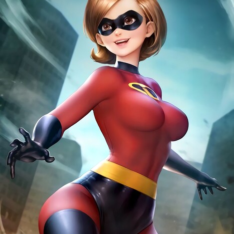 Elastigirl porn comics