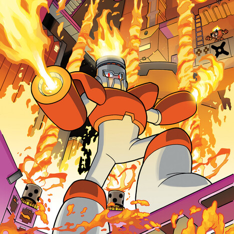 Fire Man porn comics