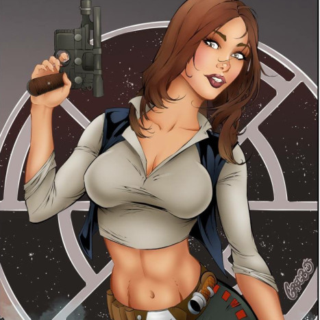 Hanna Solo porn comics