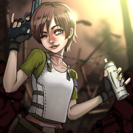 Rebecca Chambers porn comics