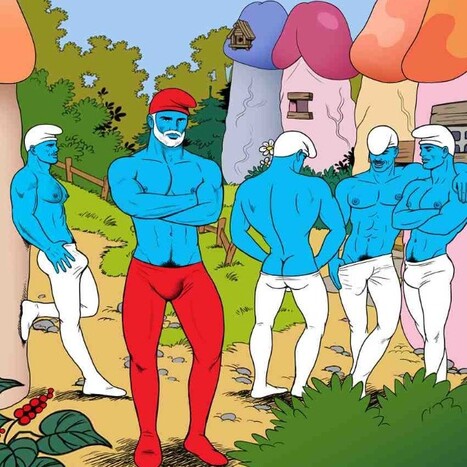 Gay porn comics The Smurfs Rule 34