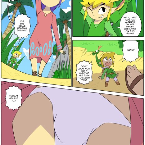 The Journey Up Sue Belle&#039;s Panties Porn comic Cartoon porn comics on The Legend of Zelda