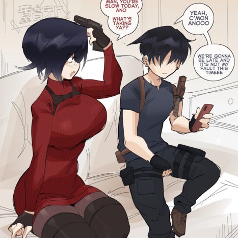 An NGCC Halloween Porn comic Cartoon porn comics on Resident Evil