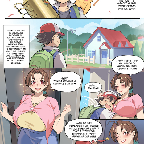 Ash and Delia Porn comic Cartoon porn comics on Pokemon