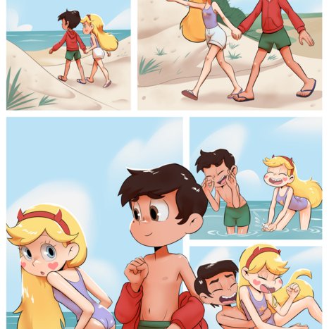 Beach Day Porn comic Cartoon porn comics on Star vs The Forces of Evil