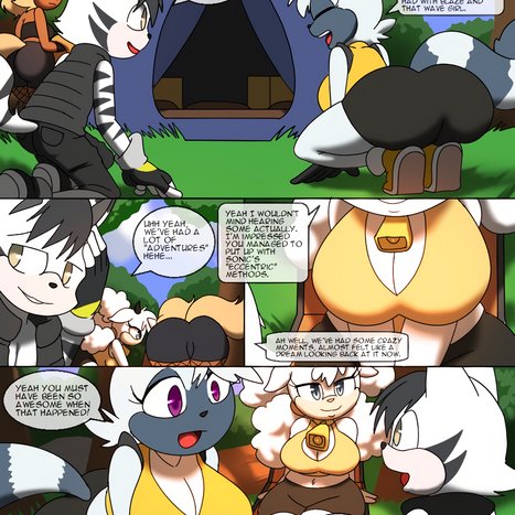 Campfire Sonic Comic Porn comic Cartoon porn comics on Sonic the Hedgehog