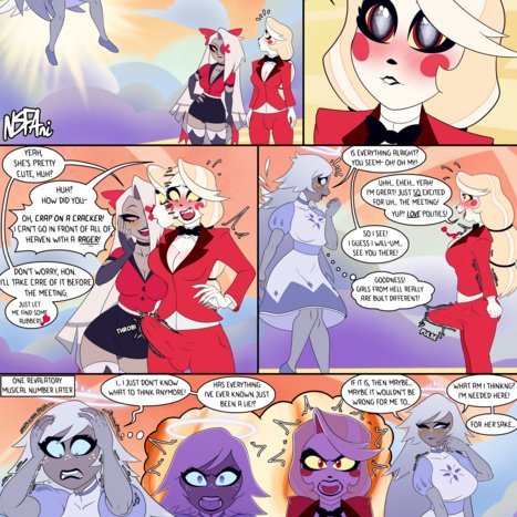Falling for Angels Porn comic Cartoon porn comics on Helluva Boss