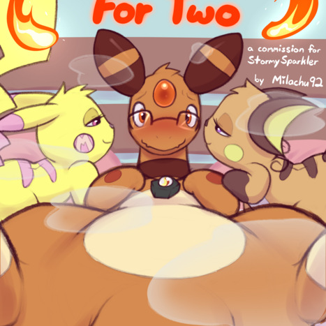 Fireballs For Two Porn comic Cartoon porn comics on Pokemon