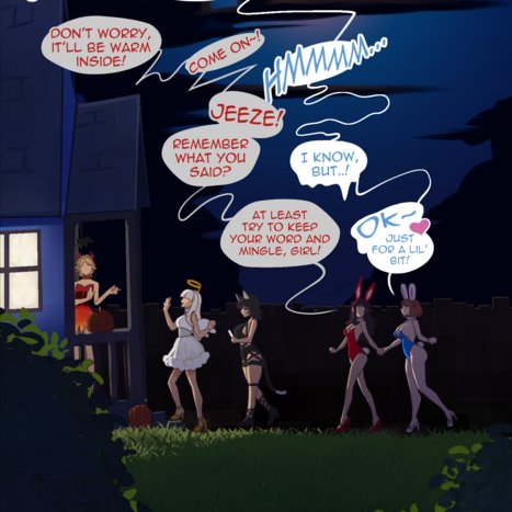 House Party Porn comic Cartoon porn comics on Halloween