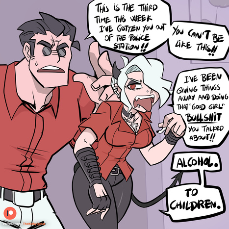 Make me, Sex-Taker! Porn comic Cartoon porn comics on Helltaker