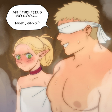 Marcille x Laios Porn comic Cartoon porn comics on Delicious in Dungeon
