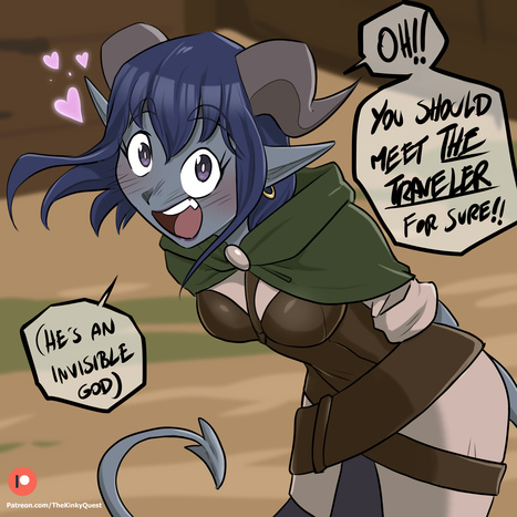 Meet the Traveler!! (please?) Porn comic Cartoon porn comics on Dungeons &amp; Dragons