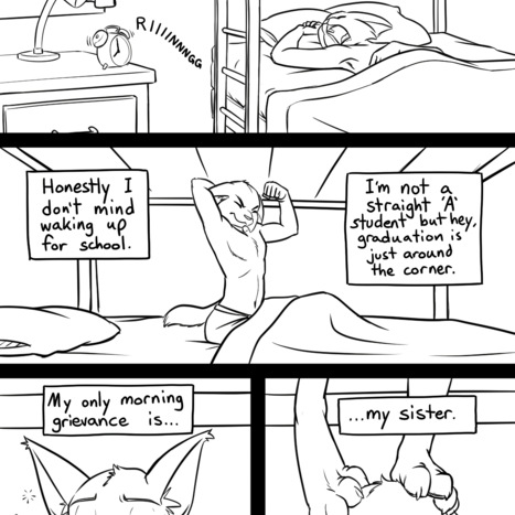Monday Mornings Revamp Porn comic Cartoon porn comics on Furry