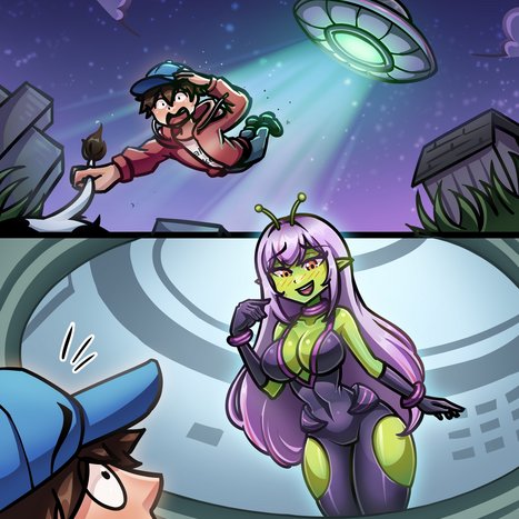 Out of this world Porn comic Cartoon porn comics on Others