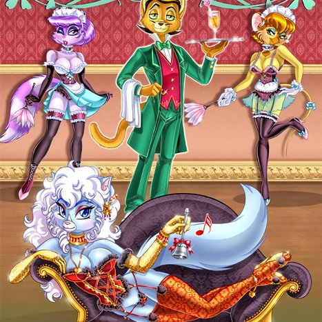 Pleasure BonBon 3: The New, Sexy Butler Porn comic Cartoon porn comics on Furry