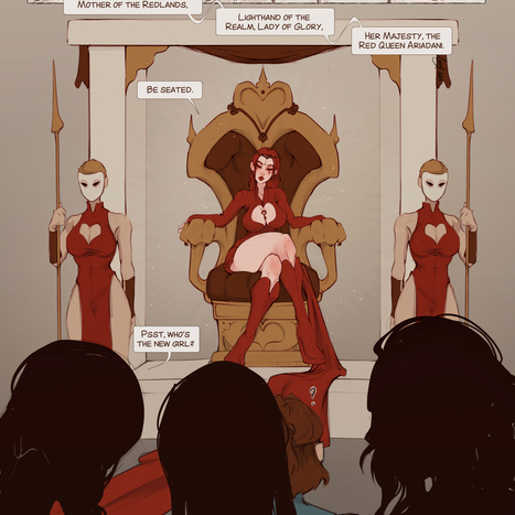 QueensKnights 1-4 Porn comic Cartoon porn comics on Others