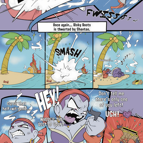 Risky Boots and her Cursed Booty Porn comic Cartoon porn comics on Shantae