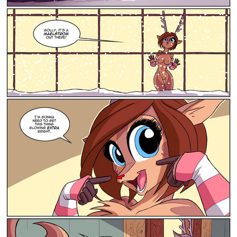 Rudi Porn comic Cartoon porn comics on New Year - Christmas