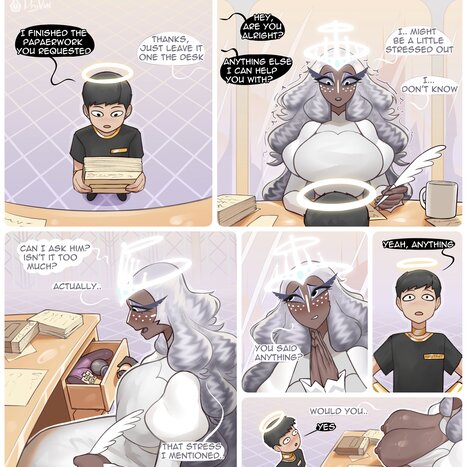 Sera&#039;s Personal Assistant Porn comic Cartoon porn comics on Hazbin Hotel
