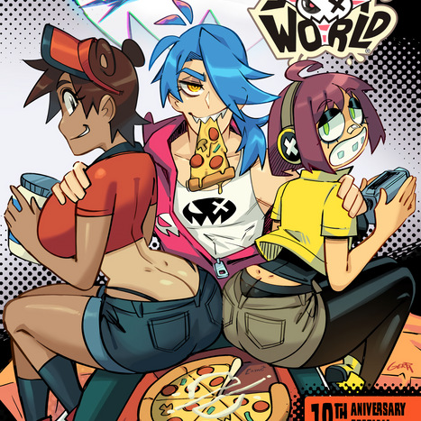 Skarp World: Mayonnaise with Pizza Porn comic Cartoon porn comics on SkarpWorld