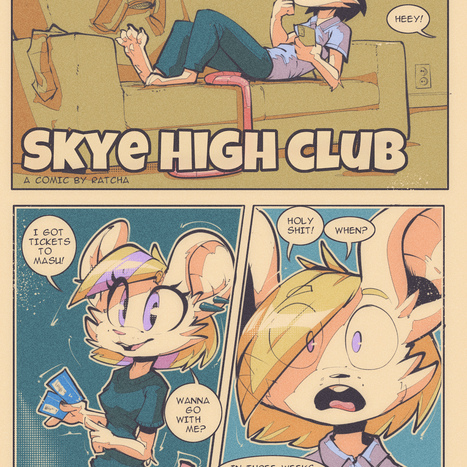 Skye High Club Porn comic Cartoon porn comics on Furry