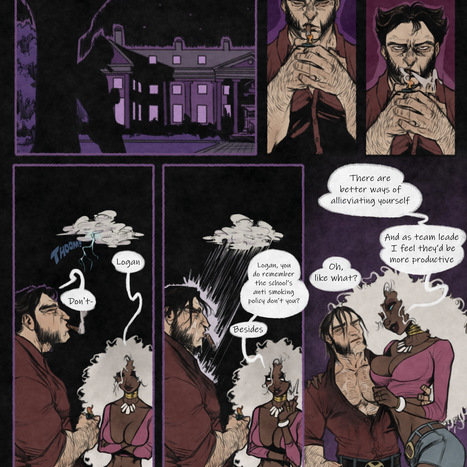 Storm and Logan Porn comic Cartoon porn comics on Mini Comics