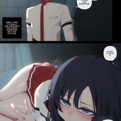 Tch... Nanahoshi... Porn comic Cartoon porn comics on Mushoku Tensei