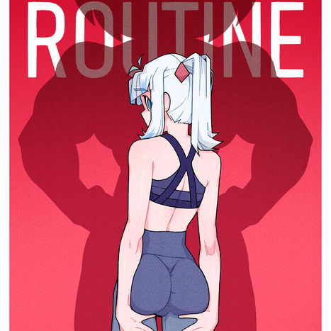 Workout Routine Porn comic Cartoon porn comics on Hololive