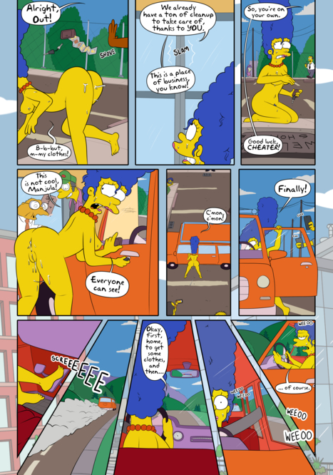 A Day in the Life of Marge 3 Porn comic Cartoon porn comics on The Simpsons