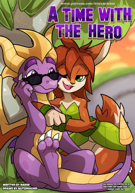 A Time With A Hero Porn comic Cartoon porn comics on Spyro the Dragon