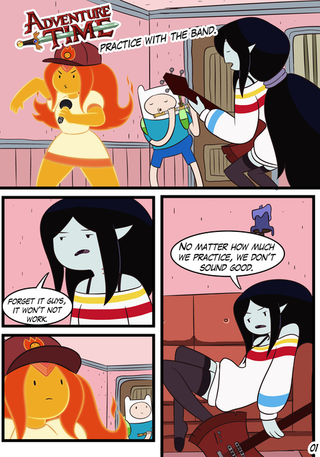 Adventure time: Practice With The Band Porn comic Cartoon porn comics on Adventure Time