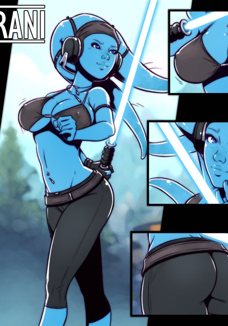 Alenya Hirani - Twi&#039;lek Padawan Porn comic Cartoon porn comics on Star Wars