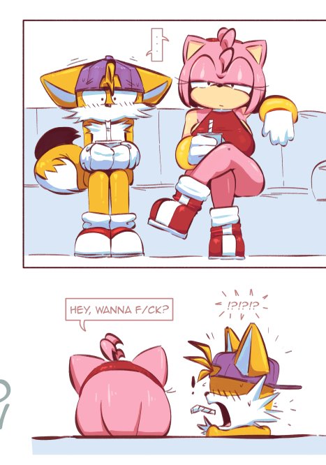 Amy Rose x Tails Porn comic Cartoon porn comics on Sonic the Hedgehog