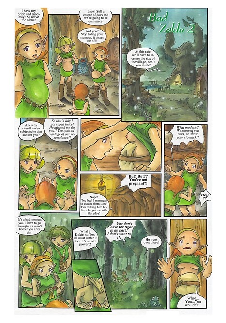 Bad Zelda 2 Porn comic Cartoon porn comics on Trash