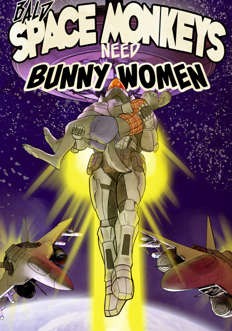 Bald Space Monkeys Need Bunny Woman Porn comic Cartoon porn comics on Furry