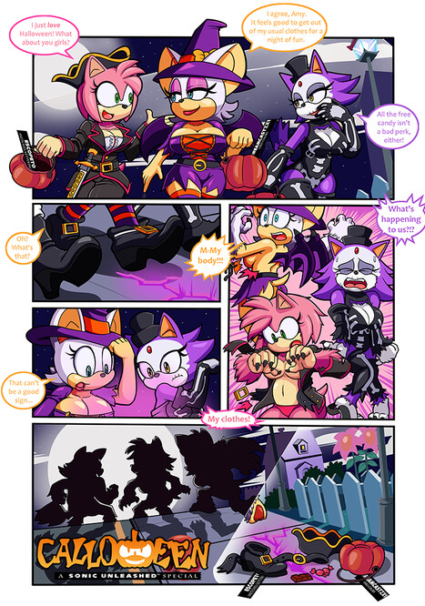 Calloween - A Sonic Unleashed Special Porn comic Cartoon porn comics on Sonic the Hedgehog