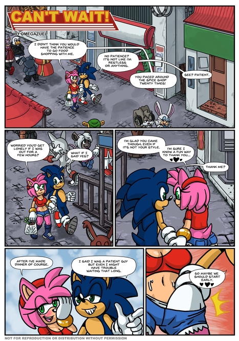 Can&#039;t Wait Porn comic Cartoon porn comics on Sonic the Hedgehog