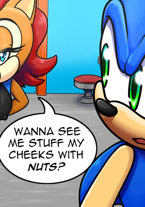 Did You Say Nuts Porn comic Cartoon porn comics on Sonic the Hedgehog: Mini comics