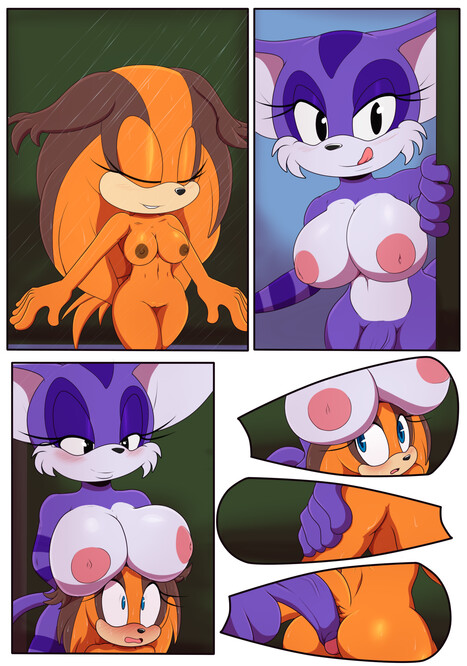 Dirty Shower Porn comic Cartoon porn comics on Sonic the Hedgehog: Mini comics