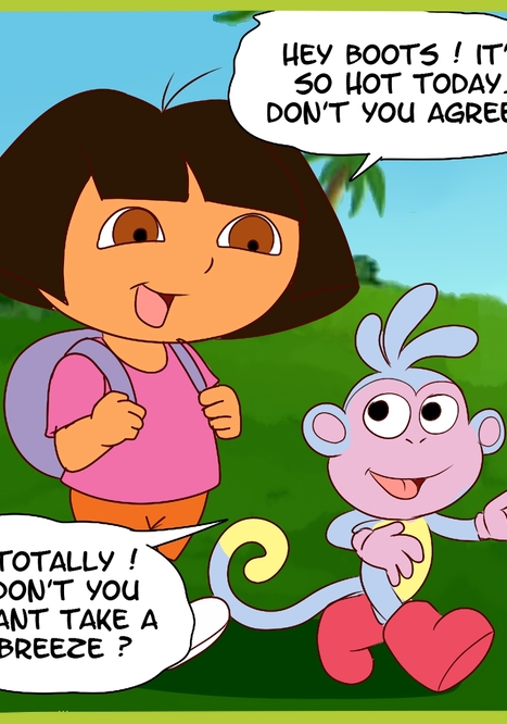 Dora and Boots Porn comic Cartoon porn comics on Dora the Explorer
