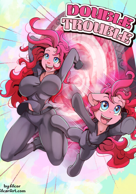 Double Trouble - Alcor Porn comic Cartoon porn comics on My Little Pony: Friendship is Magic
