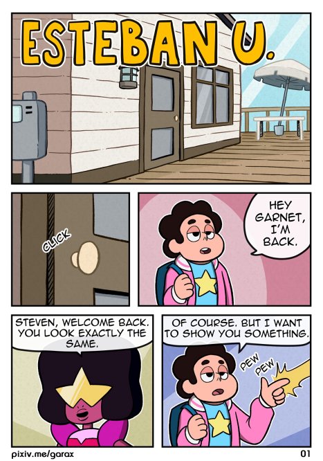Porn comics Esteban U on Steven Universe Esteban U Porn comic Cartoon porn comics on Steven Universe