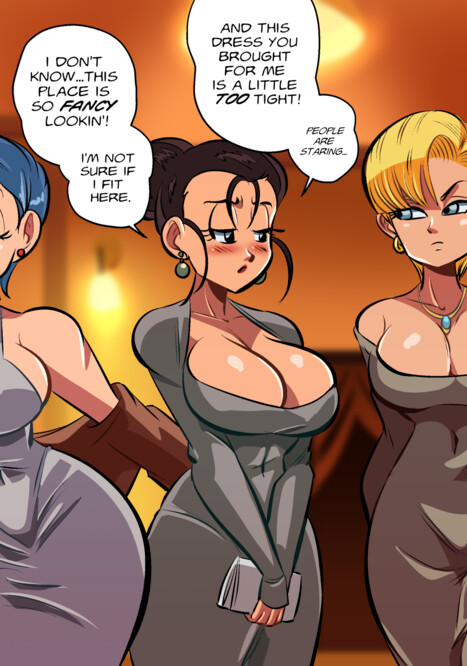 Girls Night Out - FunsexyDB Porn comic Cartoon porn comics on Dragon Ball Z