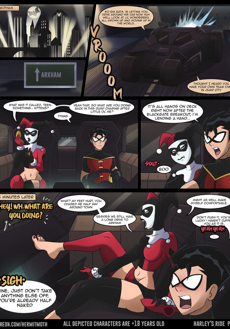 Harley&#039;s Ride Porn comic Cartoon porn comics on DC Universe