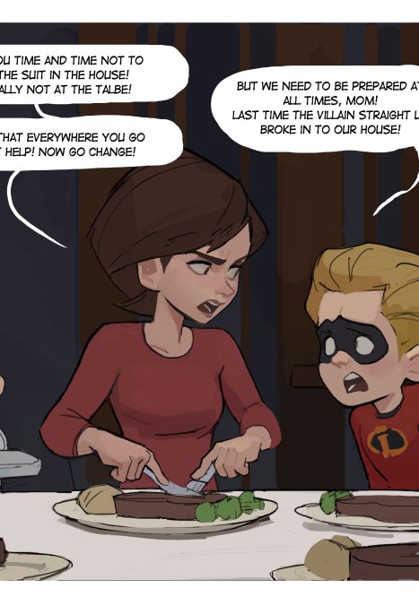 Helen Parr Porn comic Cartoon porn comics on The Incredibles