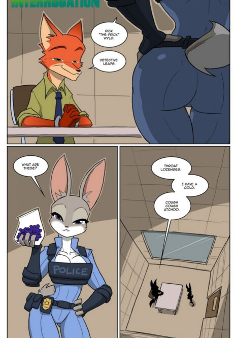 Interrogation Porn comic Cartoon porn comics on Zootopia