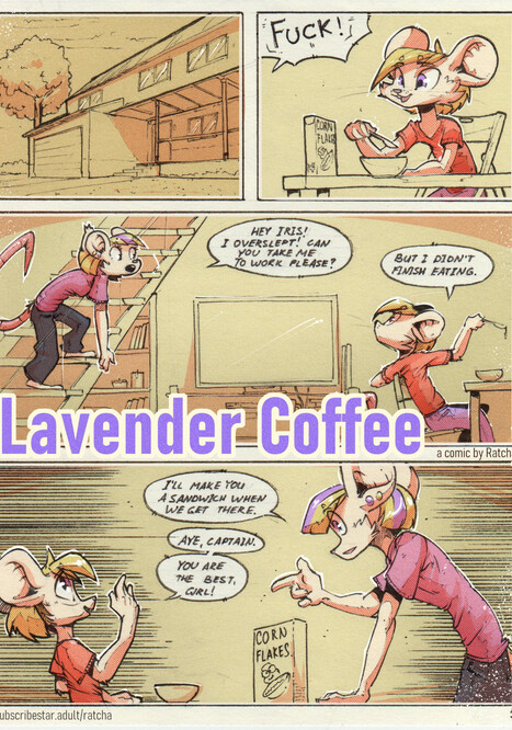 Lavender Coffee Porn comic Cartoon porn comics on Furry