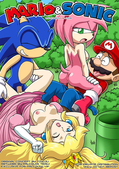 Mario &amp; Sonic Porn comic Cartoon porn comics on Crossovers