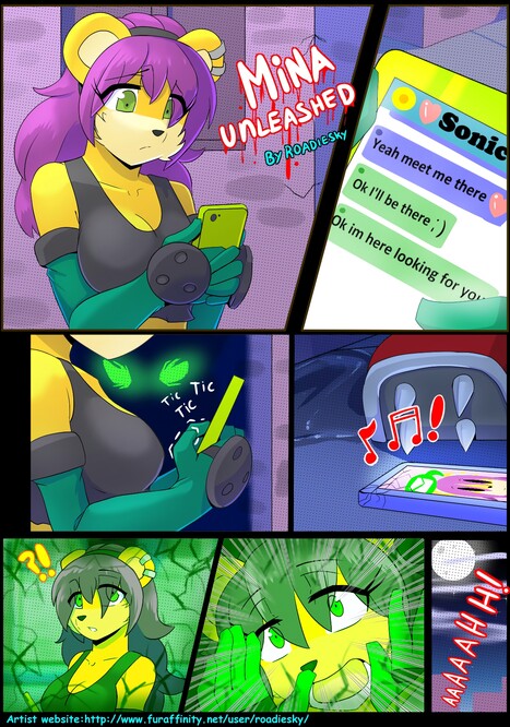 Mina Unleashed Porn comic Cartoon porn comics on Sonic the Hedgehog